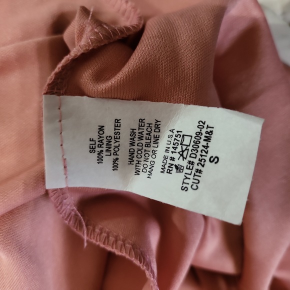 JUNIORS PINK LILY BABY DOLL DRESS SIZE SMALL - Picture 4 of 4